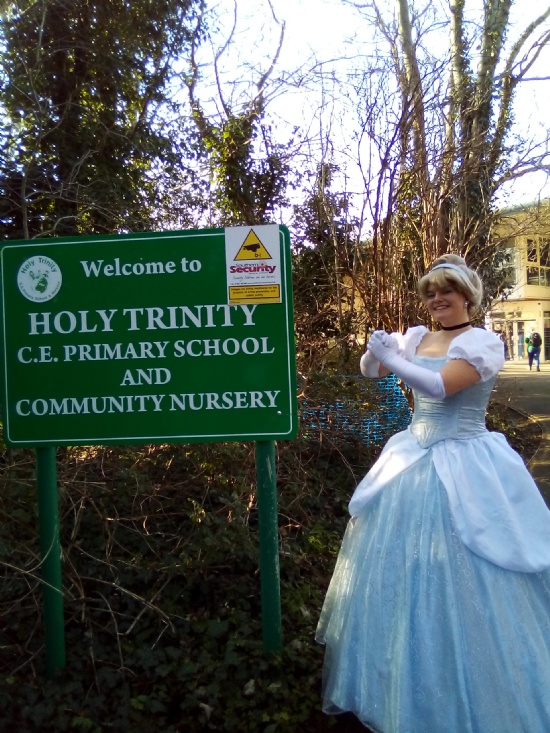 Cinderella visited our school