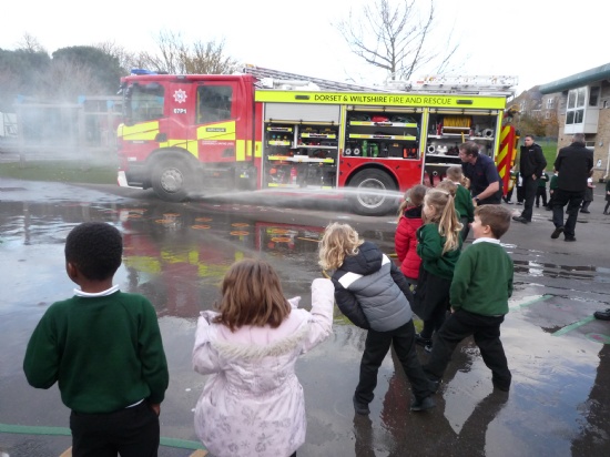 Fire Fighters of the future in training!